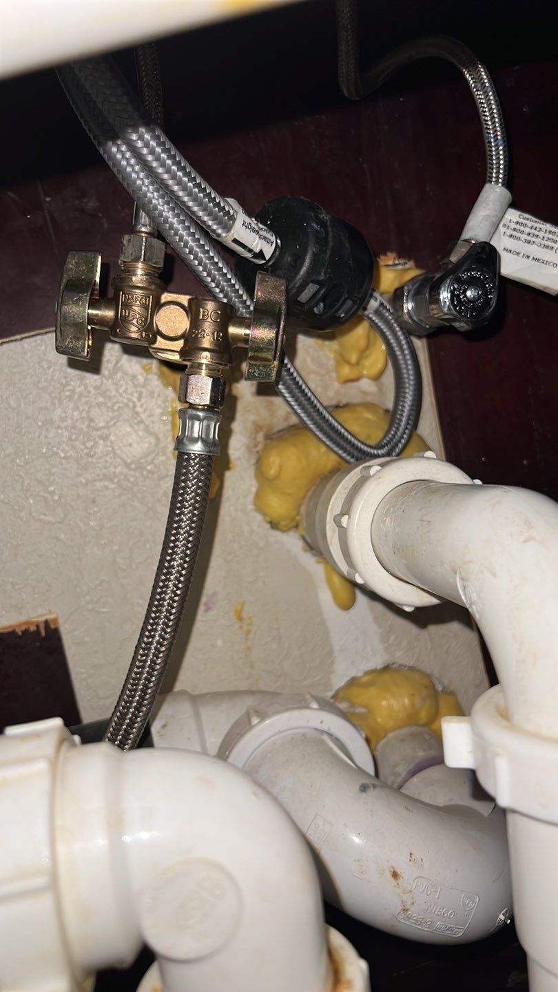 Toilet install and angel valves  by Plumbing Connect Systems LLC