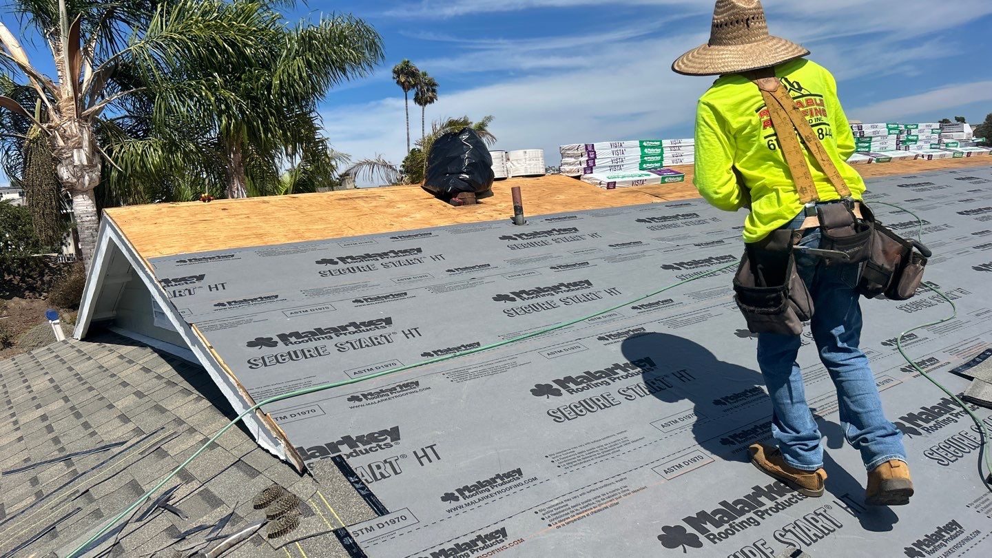 Full Roof Replacement and Eave Repair in San Clemente by Reliable Roofing San Diego Inc.