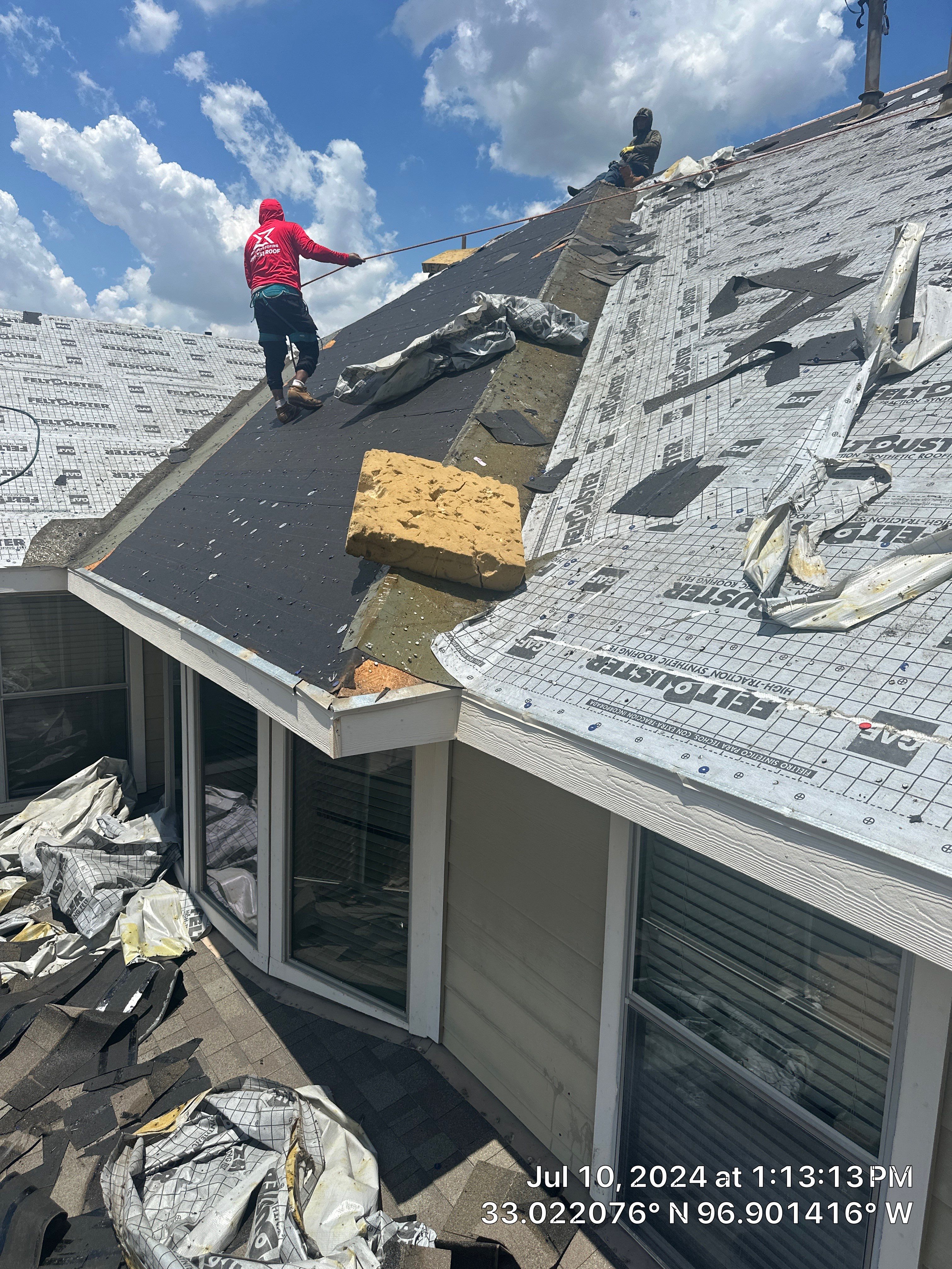 Residential Roofing Installation using IKO Dynasty Class 3 by Eminent Roofing & Auto Hail Repair