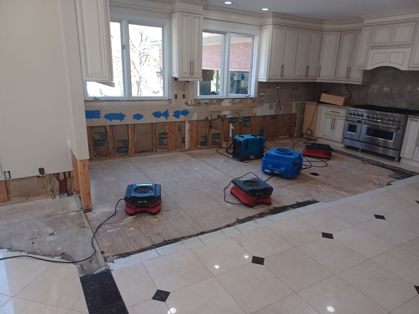 Project in West Bloomfield Township by EzDry Water Mitigation & Property Restoration