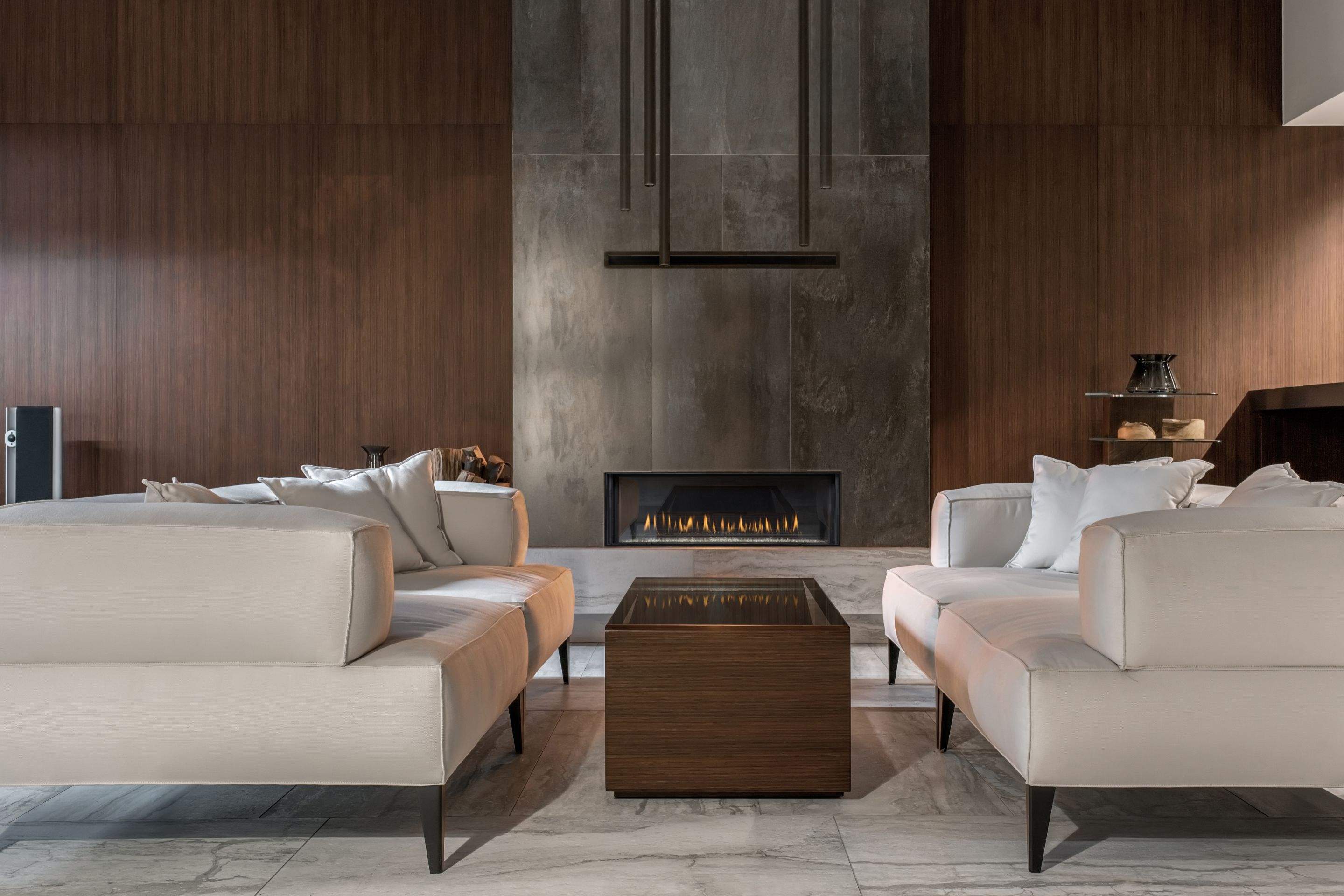 Custom Residential Fireplace Installations with Montigo Linear Inserts by Solara Custom Living