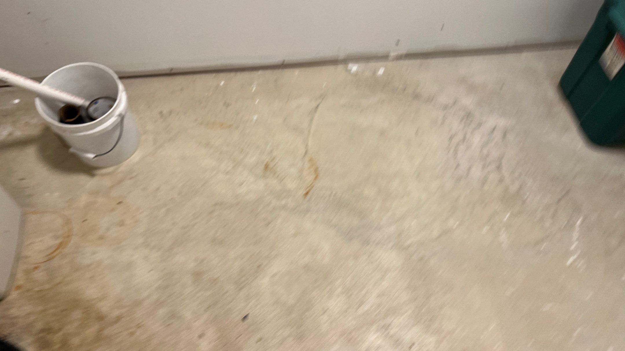 Basement Floor using Driftwood by Your1DayFloor.com