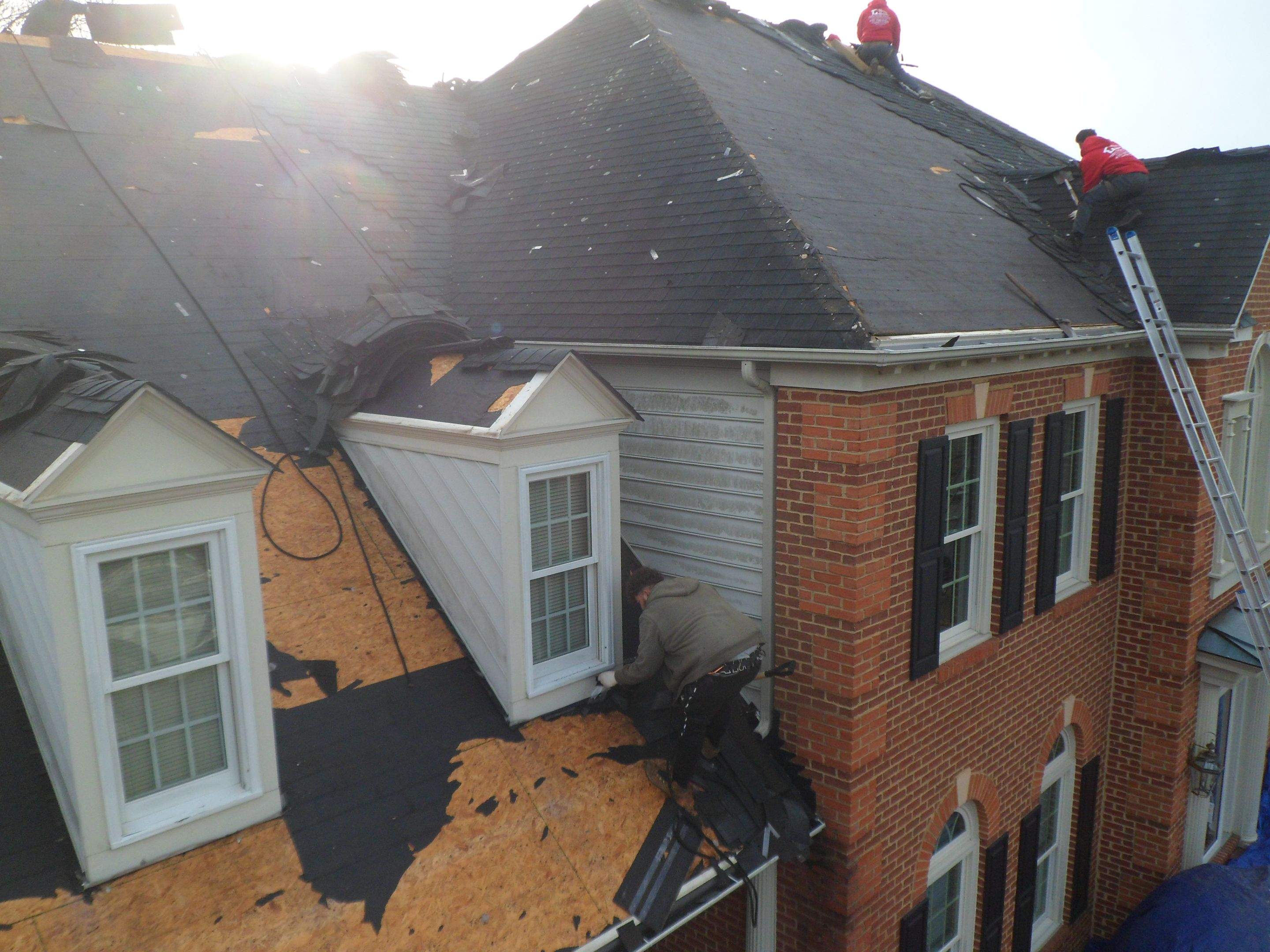 New Roof Installation & New Gutters and downspouts  by Alpha Design Services