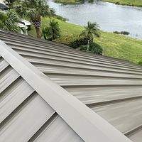 24ga 1.5" Mechanical Seam Medium Bronze  by Total Roofing System The Metal Roof Experts