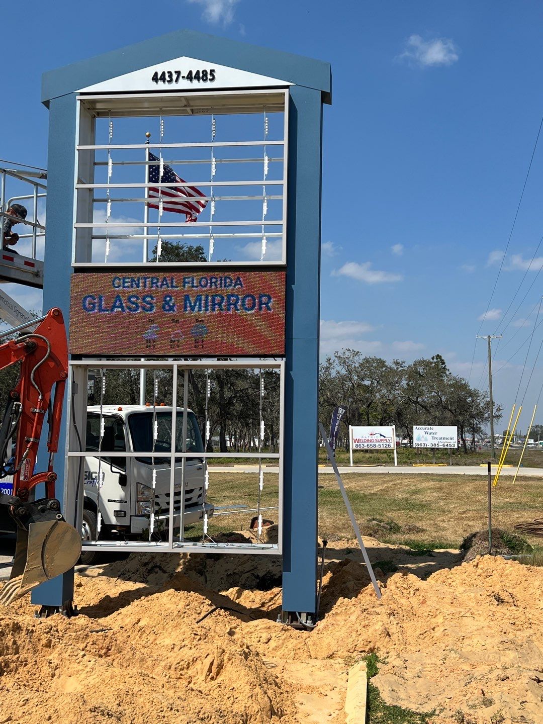 Pylon Sign for Southside Business Center by SignCrafters