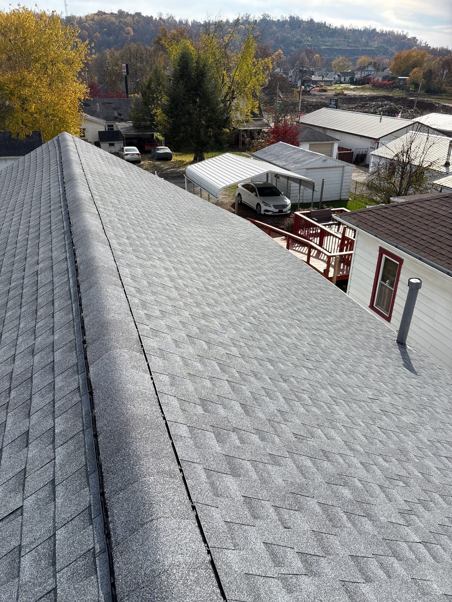 Residential Roofing Installation using GAF Timberline HDZ Oyster Grey by Rainstoppers Roofing