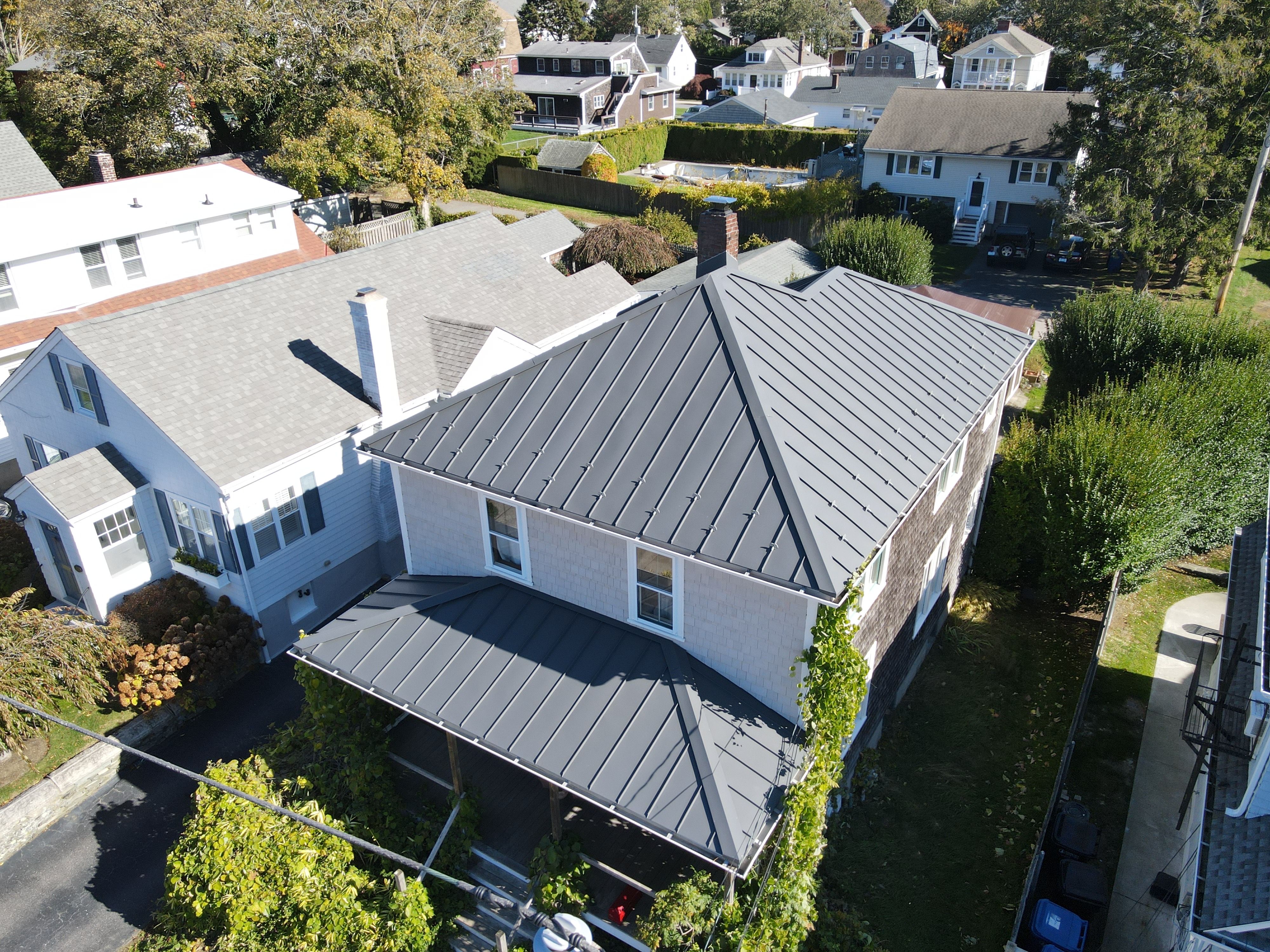 Newport Residence - Standing Seam Metal by Rinaldi Brothers