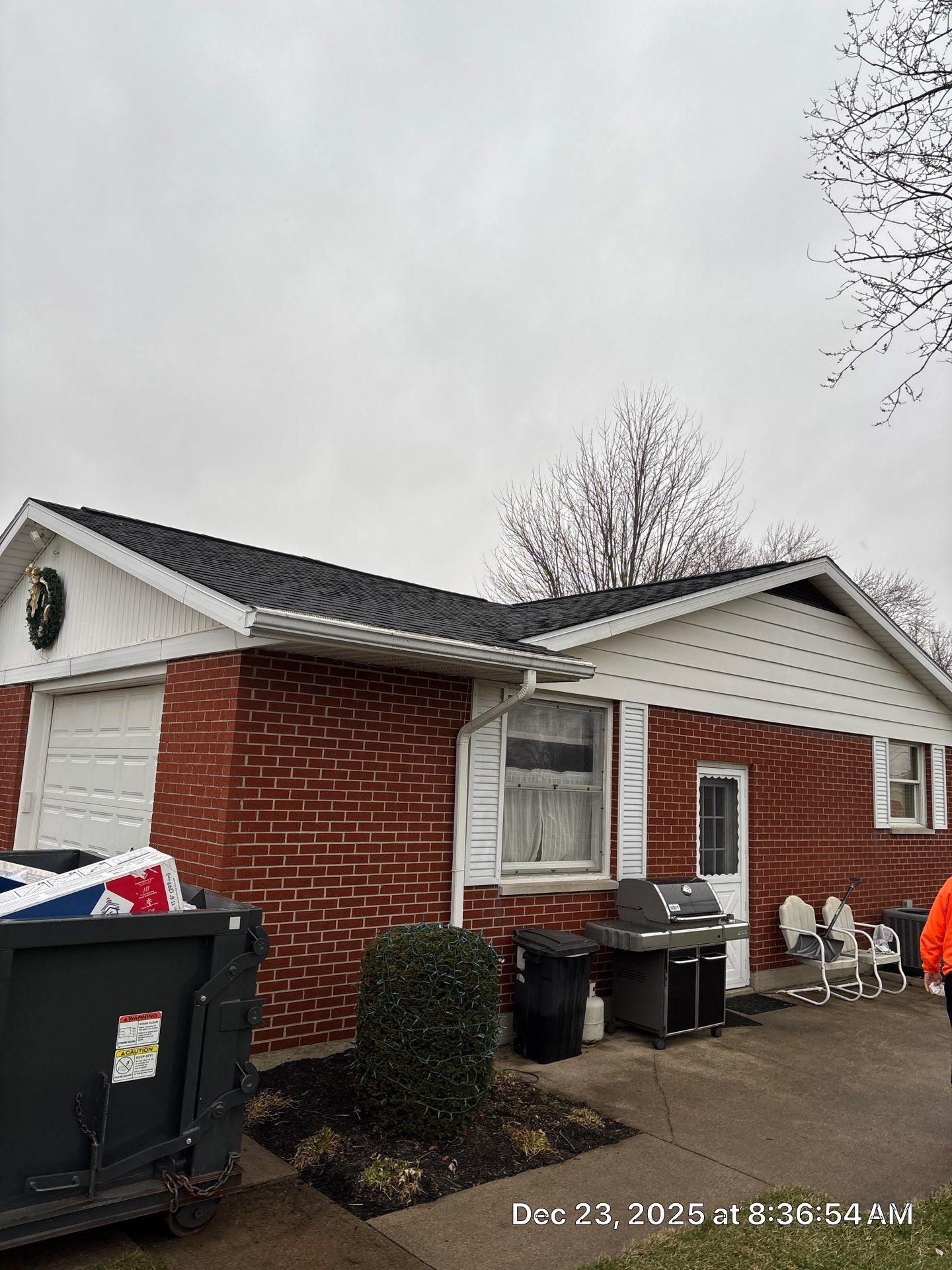Residential Roofing Installation using GAF Timberline HDZ Charcoal by Nitro Roofing and Construction