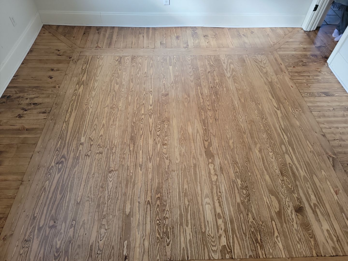 Hardwood Refinish and repair by Footprints Floors of Nashville