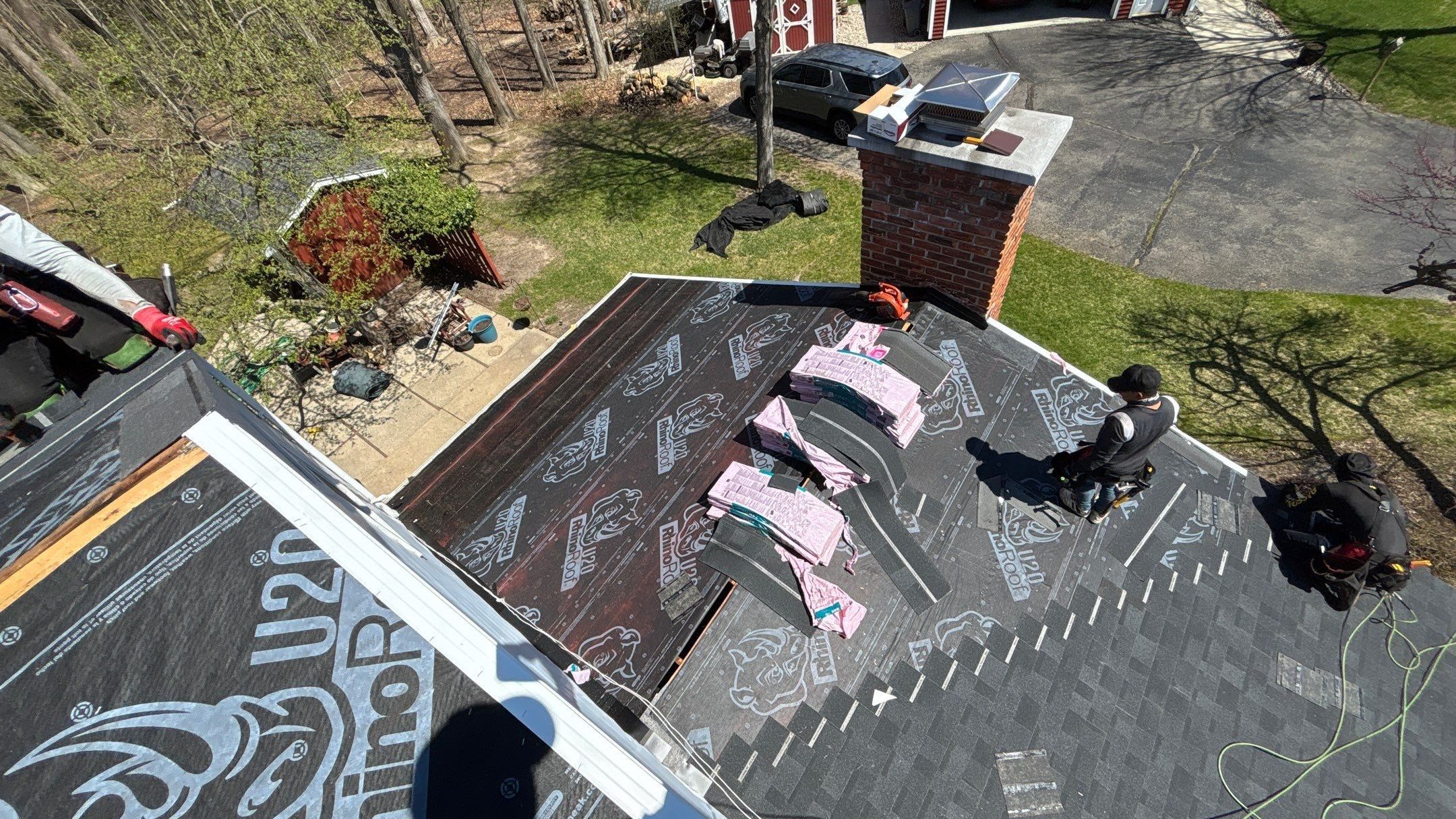 Roof Replacement using Owens Corning Onyx Black by 180 Contractors