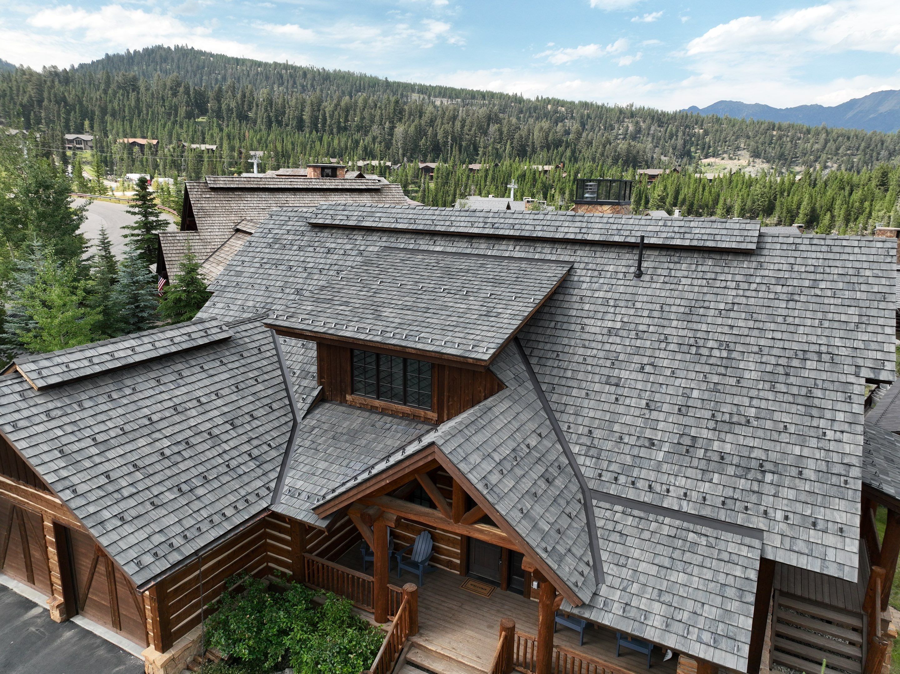Brava Shake - Canyon Gray  by Montana Roofing Solutions
