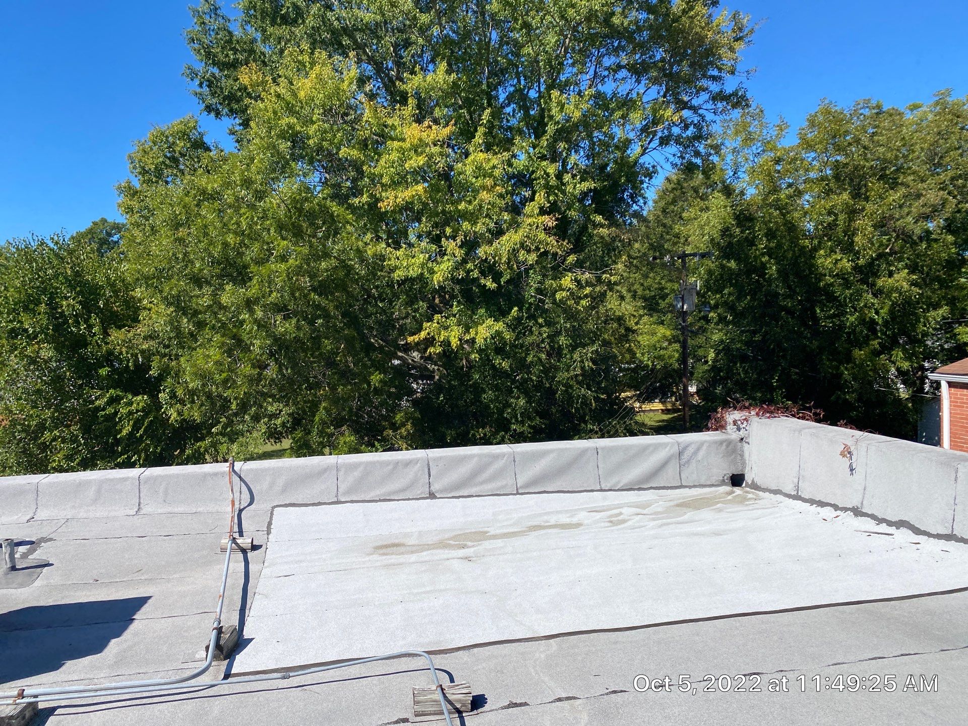 Commercial Roof Restored by Just In Time Roofing and Restoration
