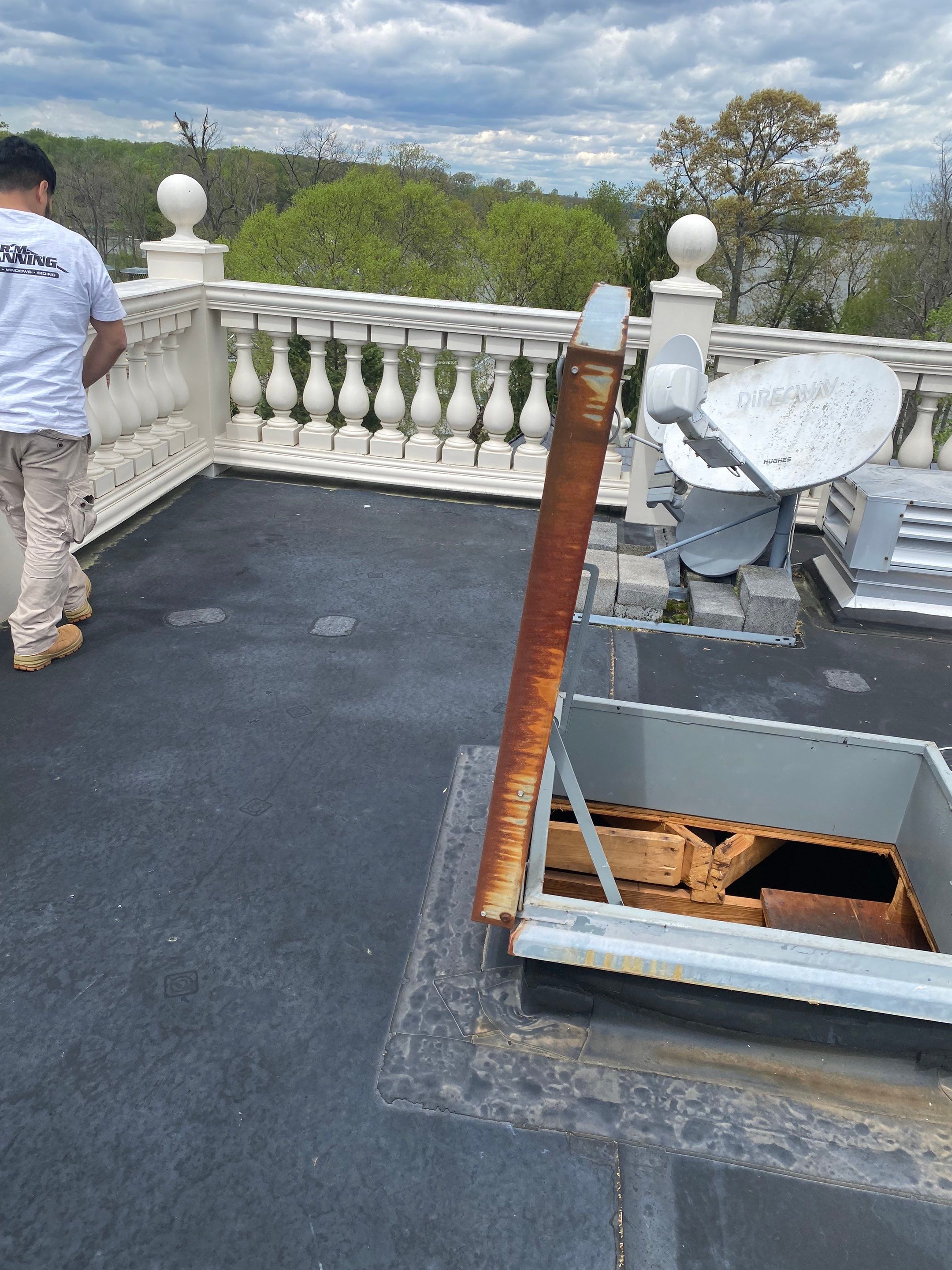 Lorton: EPDM Flat Roof with Partial Slate Replacement by RM Banning, Inc.
