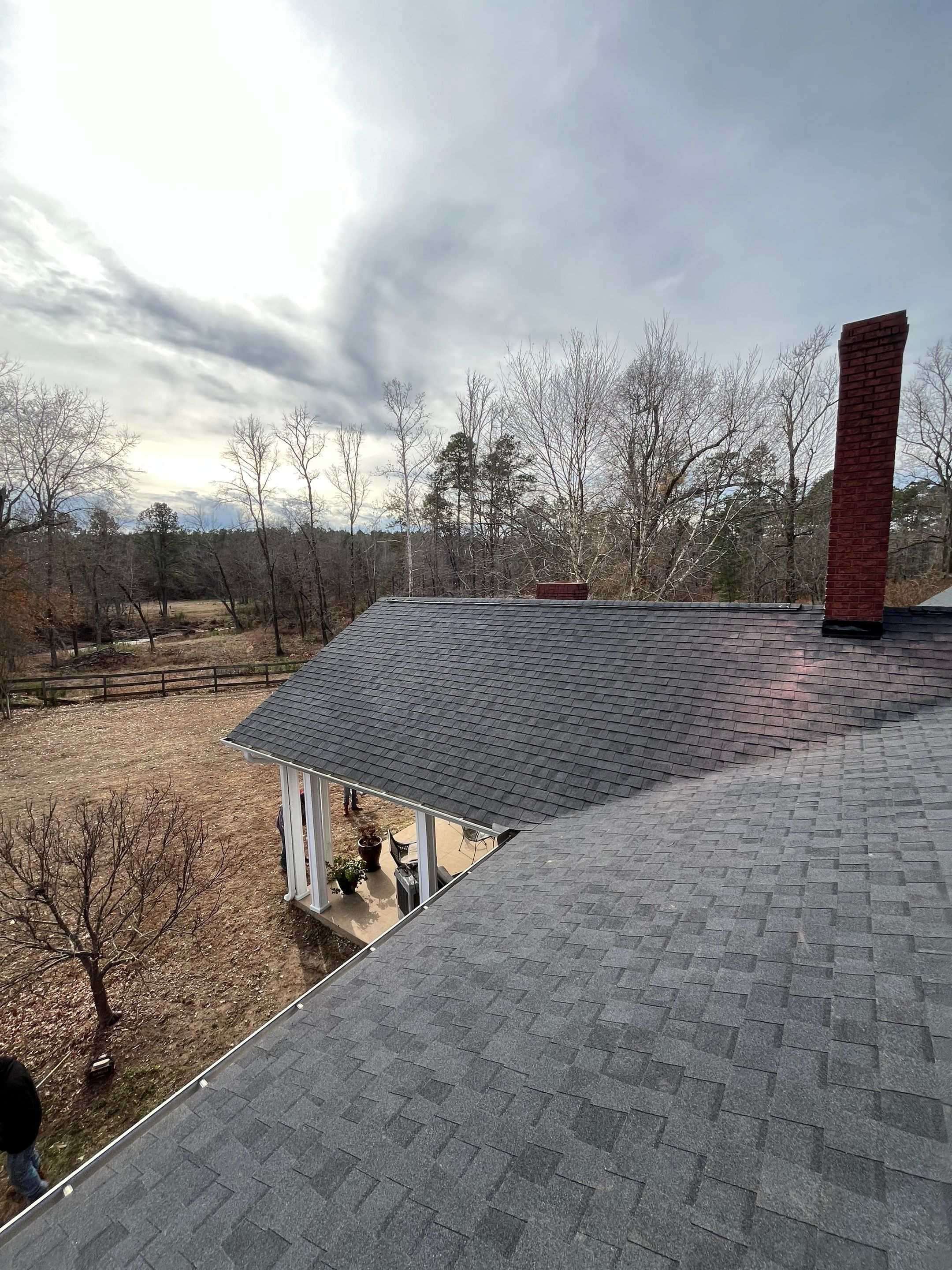 Residential Roofing Repair using CertainTeed XT25: Moire Black by Hostetler Roofing