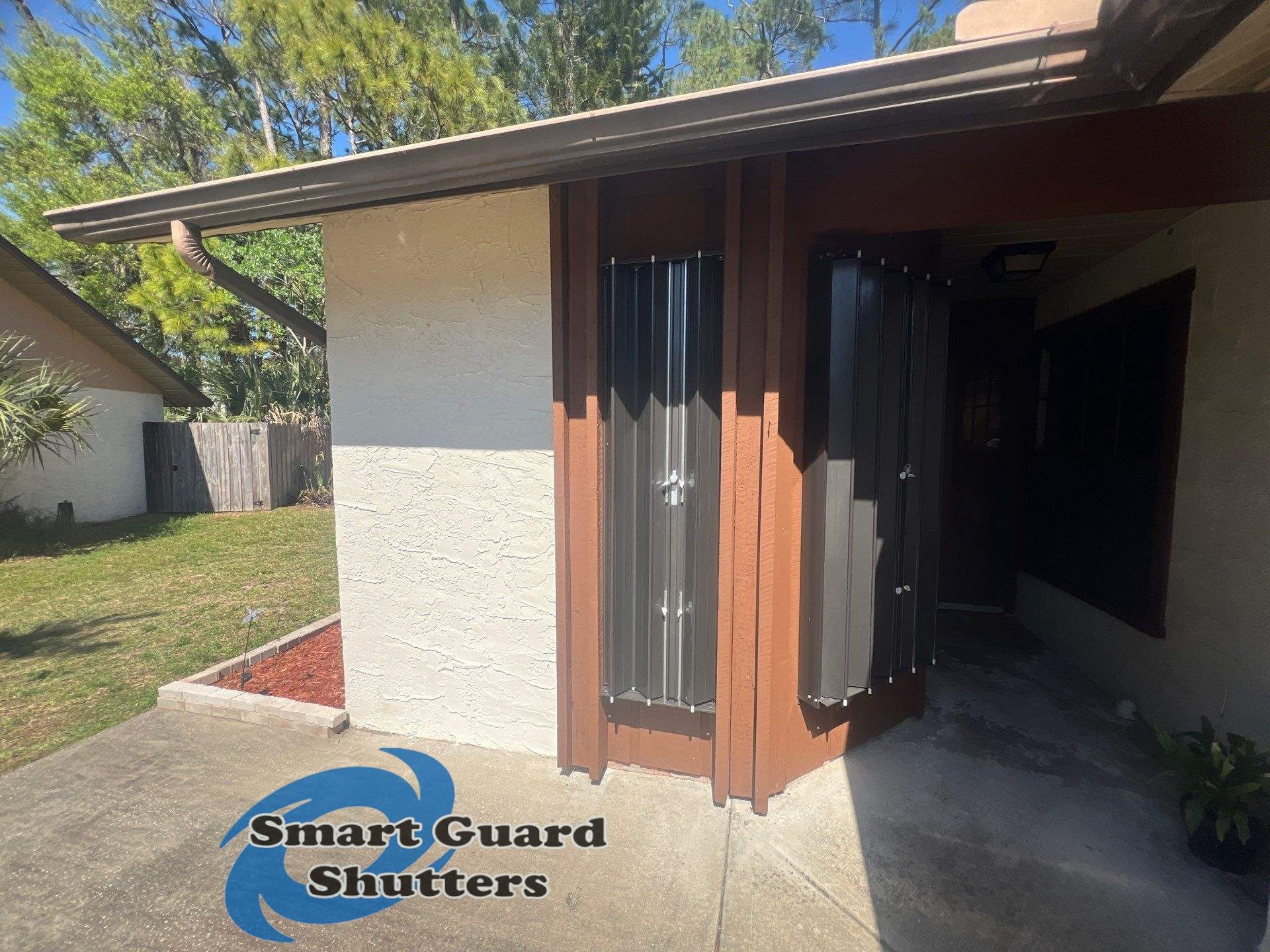Hurricane Protection in Bronze by Smart Guard Shutters