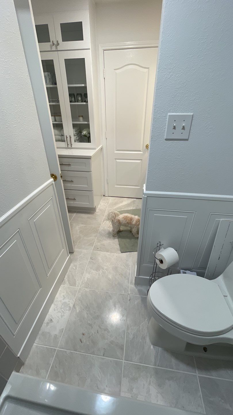 Full Bathroom Remodel by First United Roofing & Construction