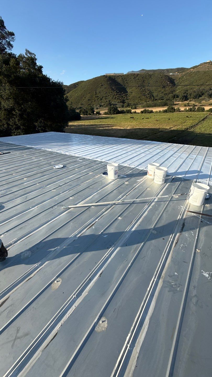 Metal Roof Silicone Coating and Structural Repair in San Ysabel by Reliable Roofing San Diego Inc.