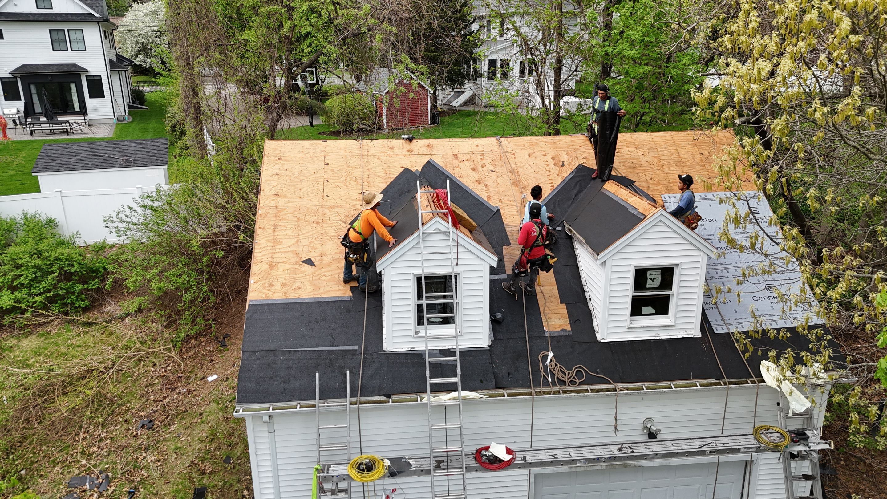 Two-Structure Roof Replacement – Owens Corning Duration, Onyx Black by JOHNNYS PRO
