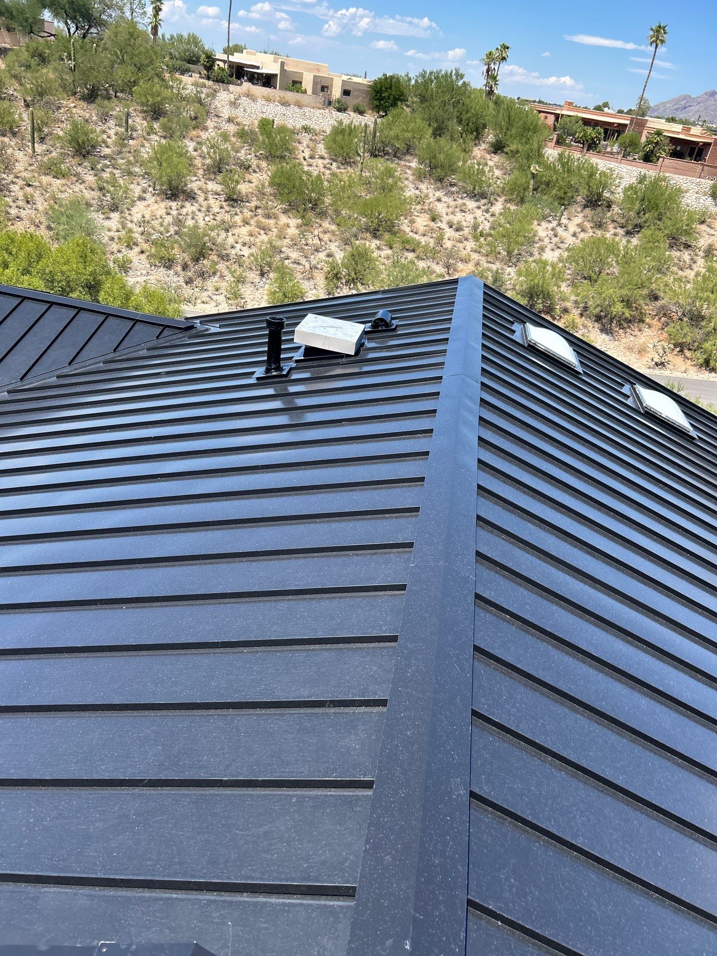 Black Standing Seam by Reimagine Roofing