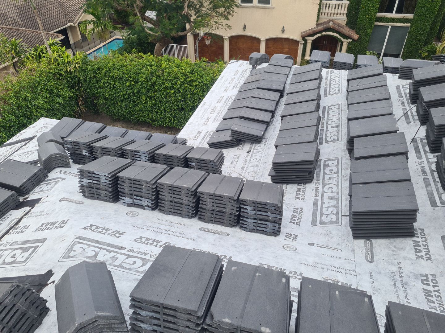 Residential Roofing Installation using Eagle Roofing Tile by BLUES BROTHERS ROOFING