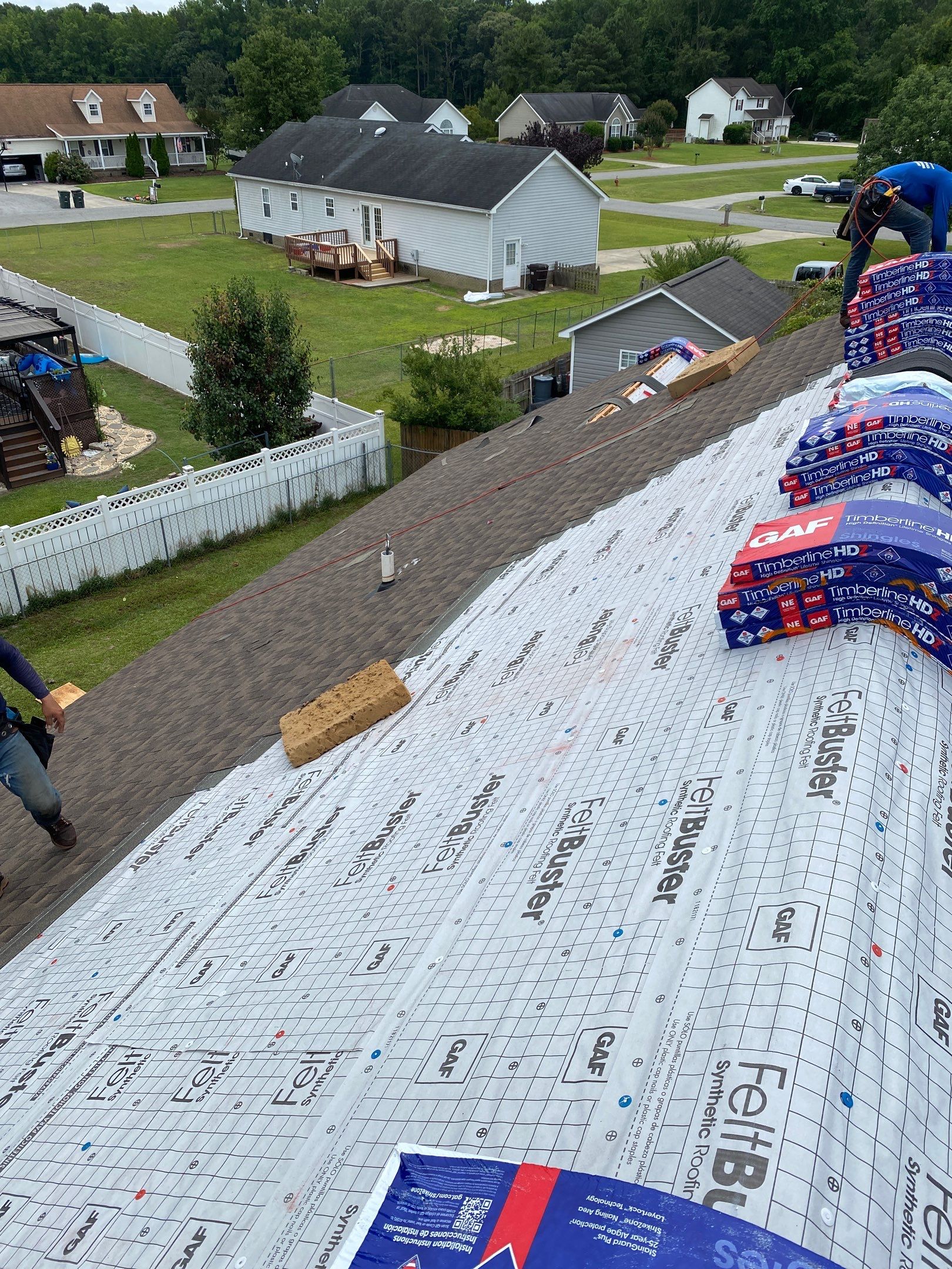 Roof Replacement - GAF Timberline HDZ Barkwood  by Pro Performance Roofing