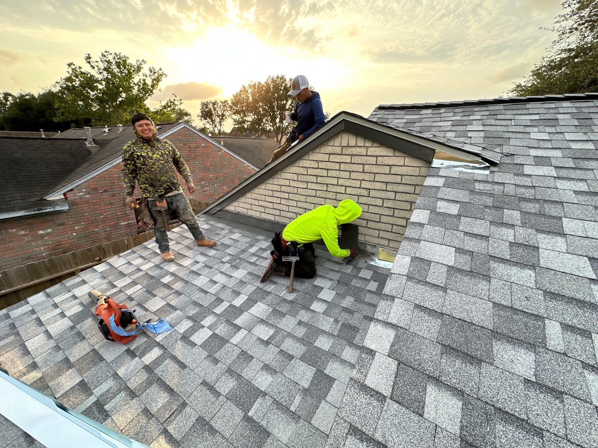 Project in Katy by Motion Roofing