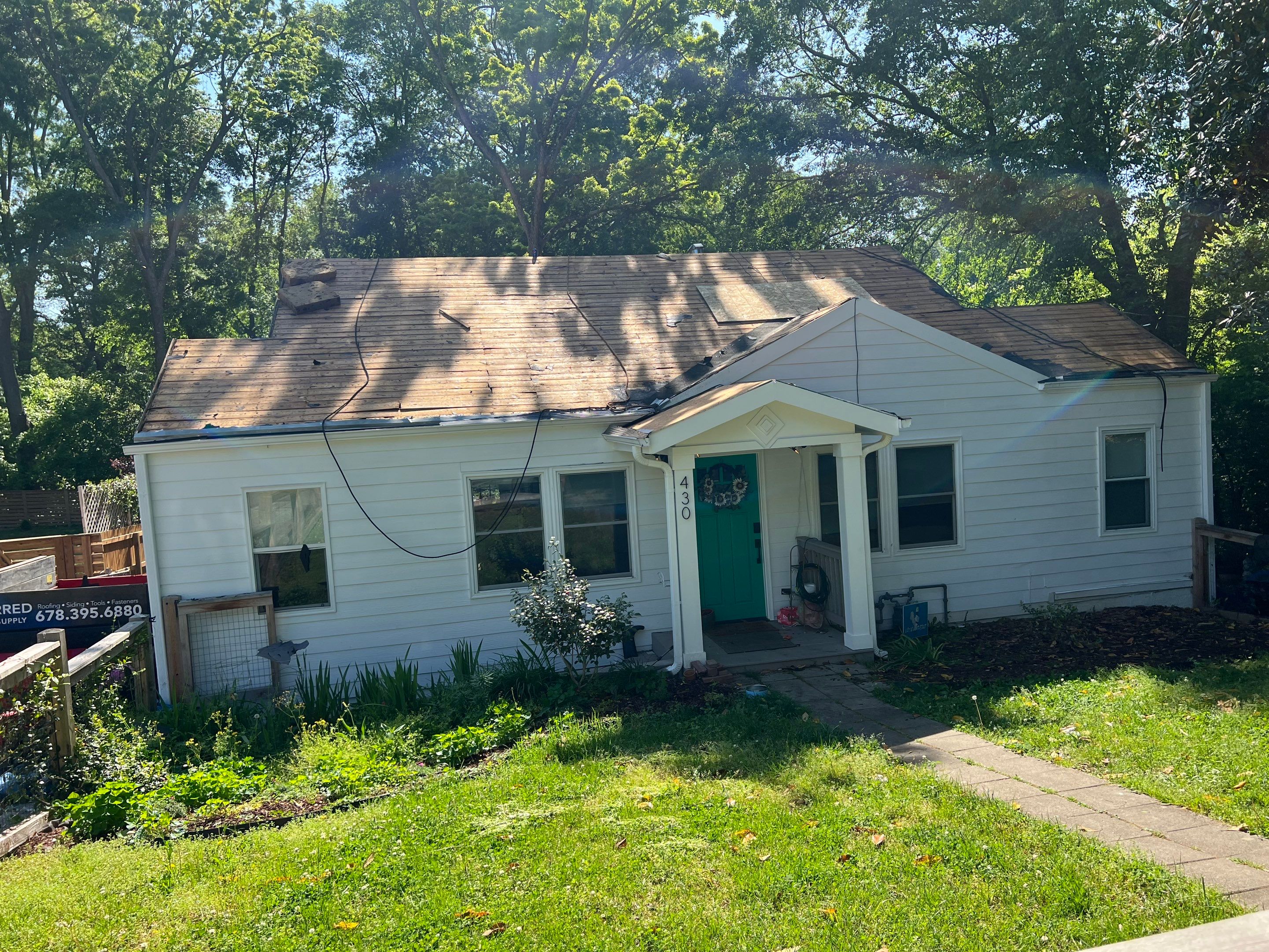 Roof Replaced and interior repaired by Nailed It Roofing & Remodeling LLC