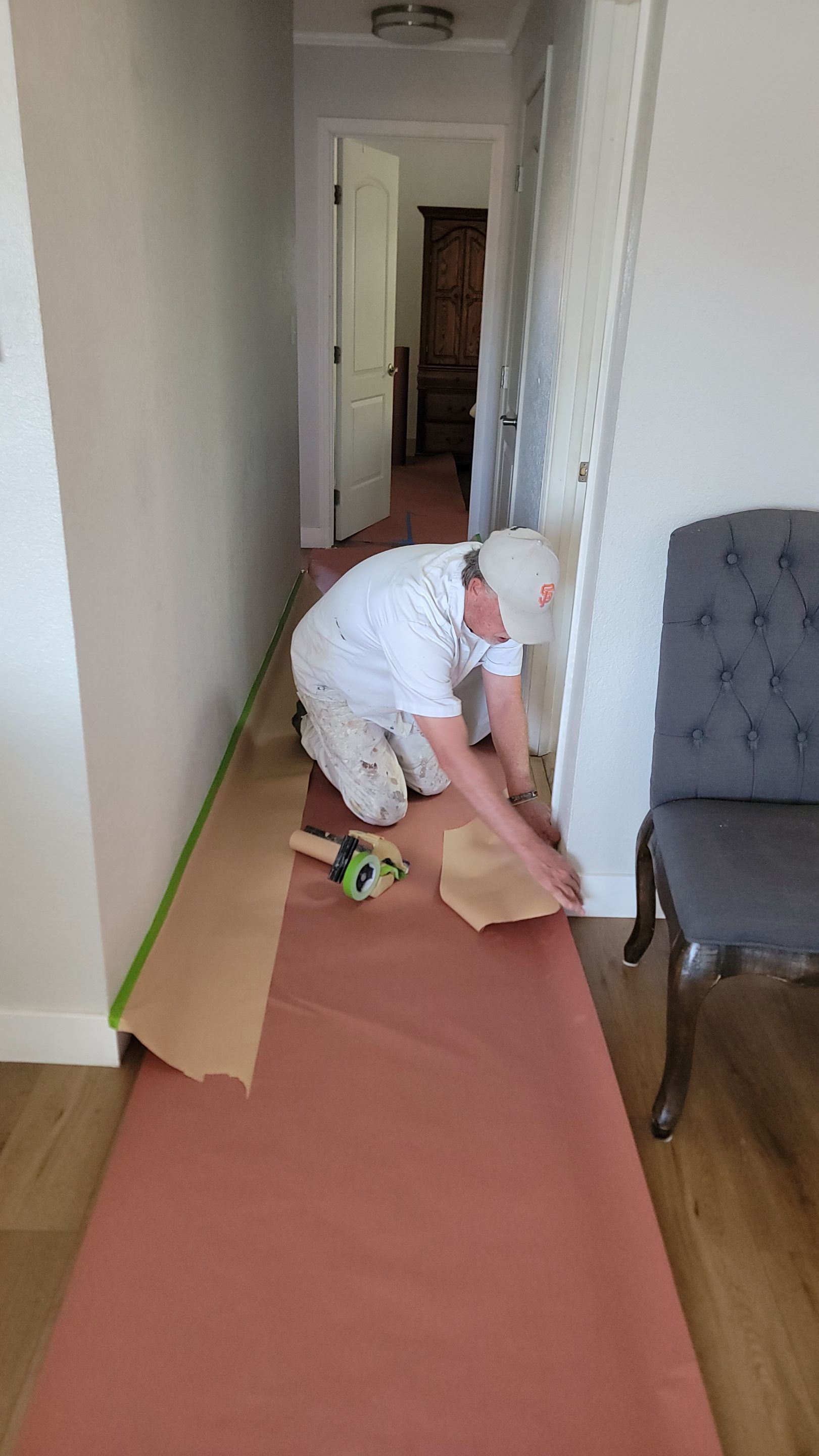 Interior Painting and Surface Preparation for Hayward Residence by A&R Bentley Painting