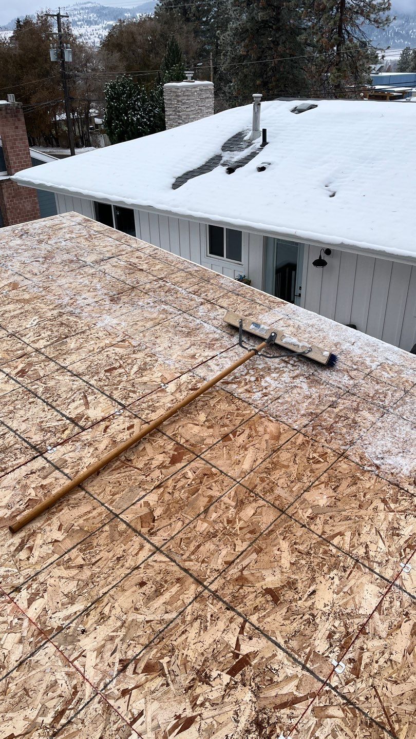 Residential Roofing Installation using 12" Prolok metal  by Top Notch Roofing Inc