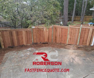 6ft Cedar Good Neighbor Fence
