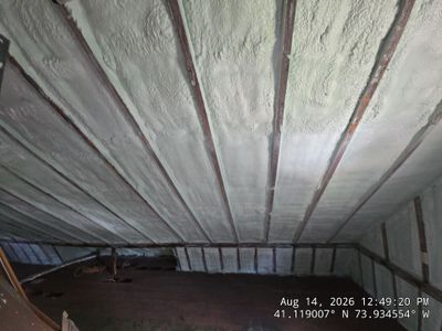 Closed Cell Spray Foam Insulation for Attic and Rim Joists in Valley Cottage