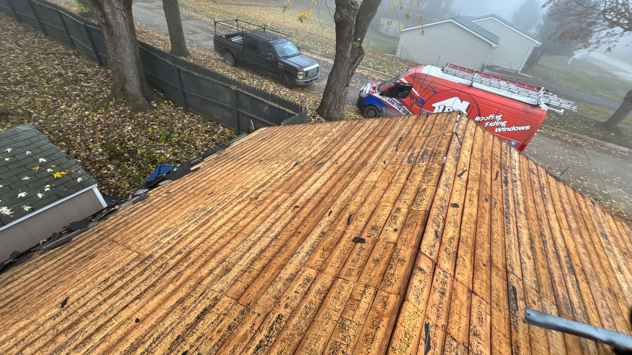 Roof Replacement using CertainTeed Landmark Driftwood by 180 Contractors