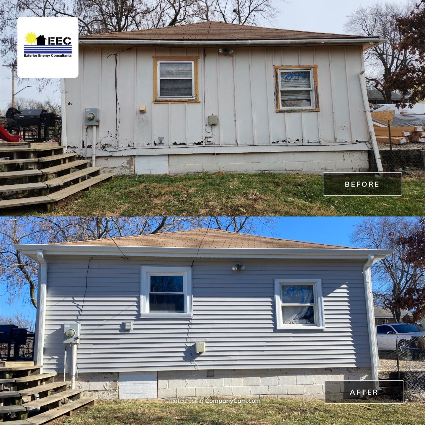 Siding Installation using Exterior Portfolio Vinyl Siding by EEC Windows, Siding & Roofing