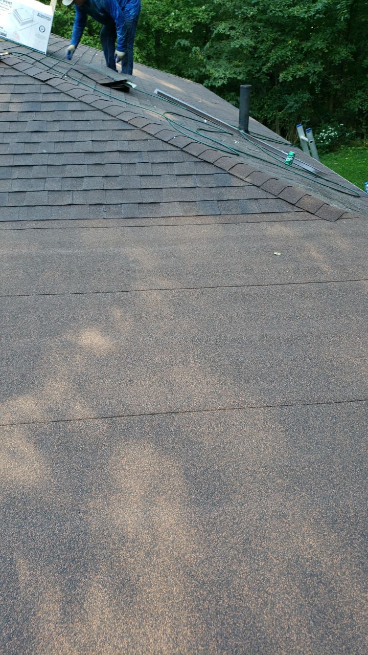 Atlas Pinnacle Pristine Scotchgard: Hickory Drip Edge: Musket brown by Eagle Eye Roofing