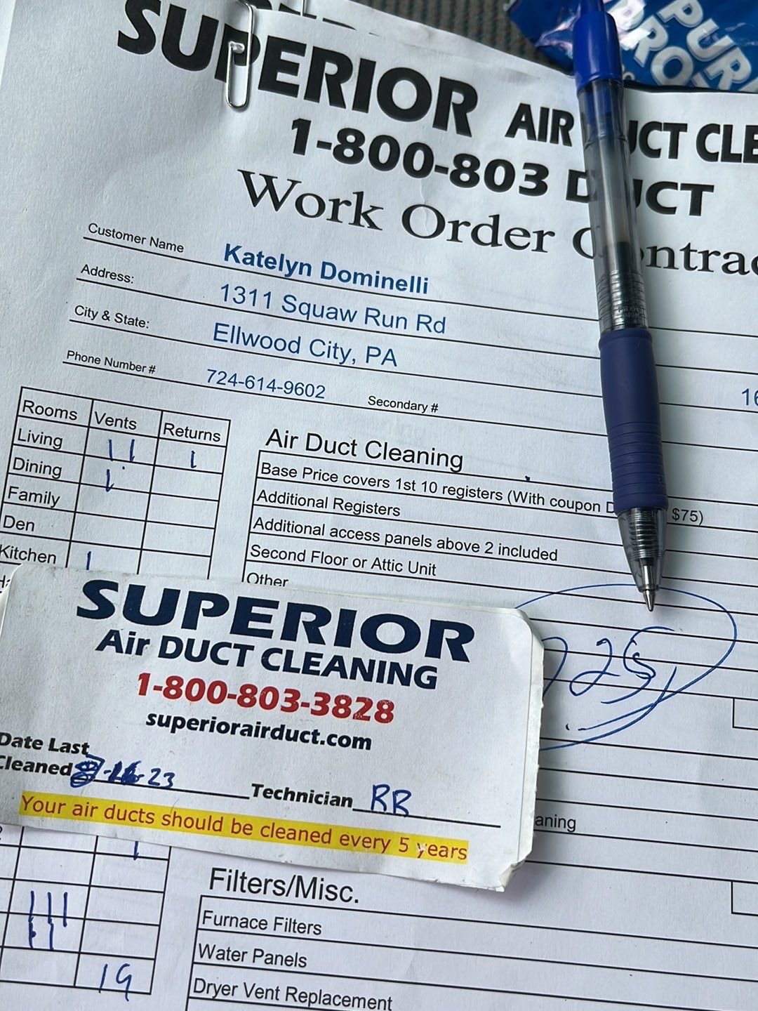 Air Duct Cleaning in Ellwood City, PA by Superior Air Duct Cleaning