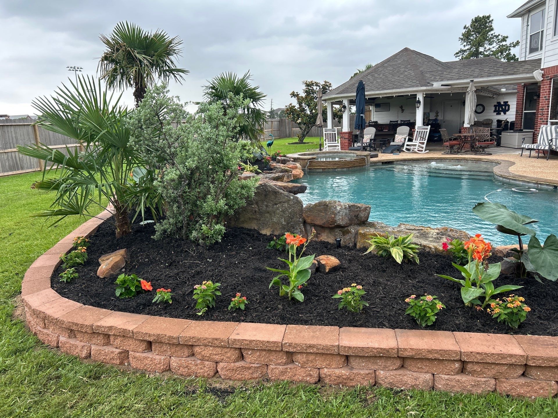 🌿 Larry Caudillo’s Poolside Landscape Revamp by Texas Urban Elements