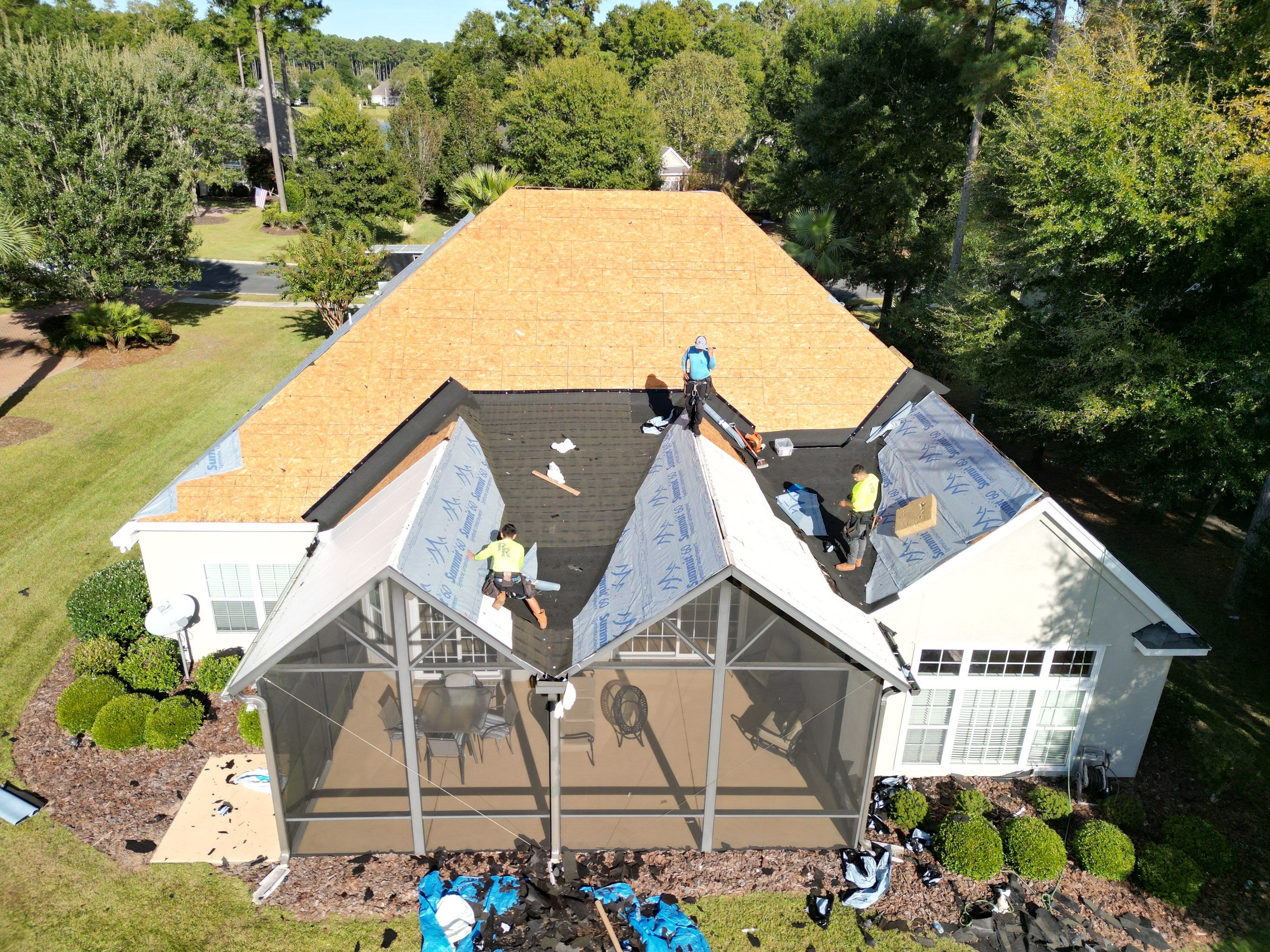 Residential Roofing Installation using Atlas Pinnacle Pristine Pewter by Talya Roofing
