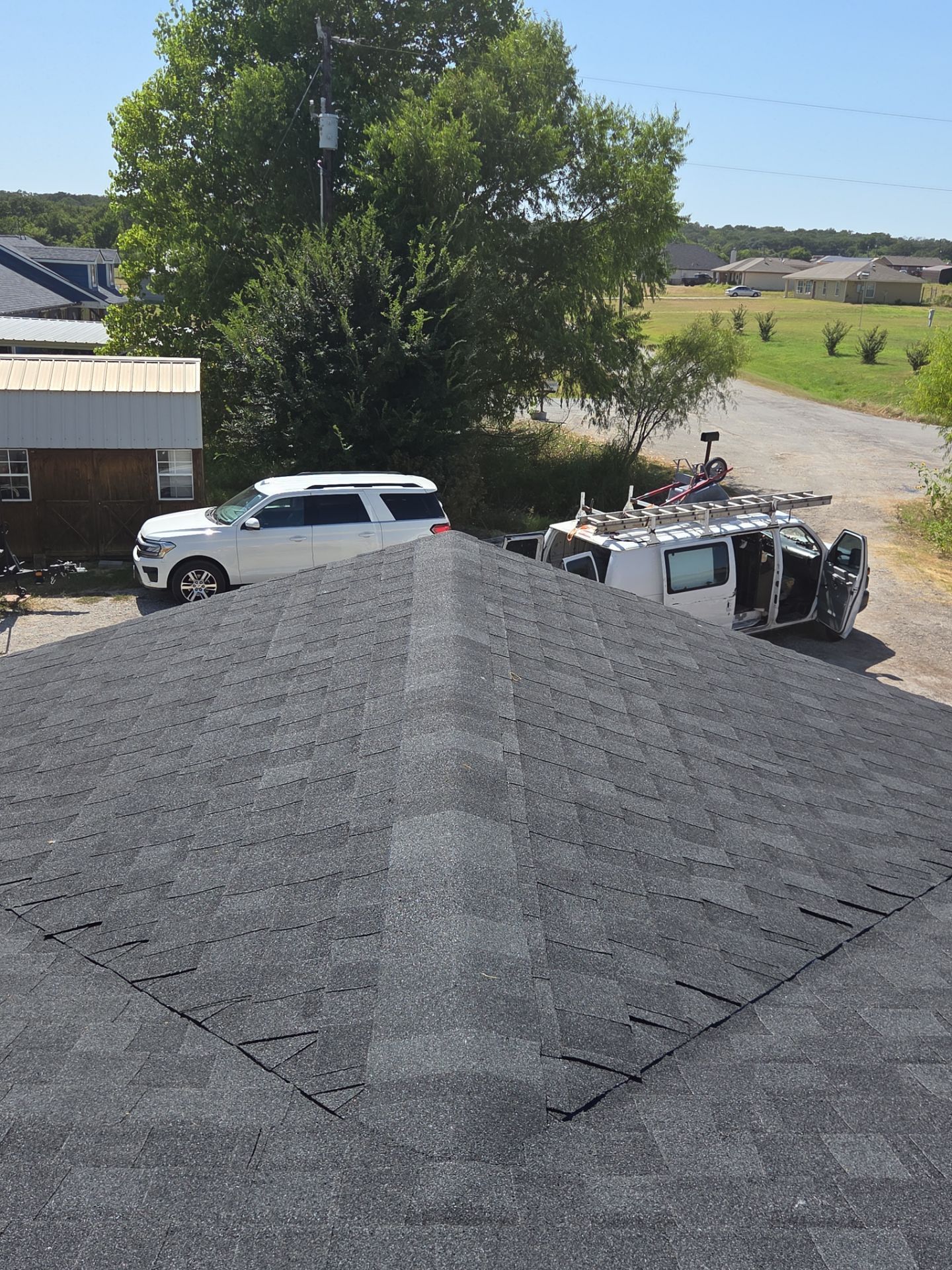 Project in Weatherford by Lonestar Roofing and Restoration LLC.