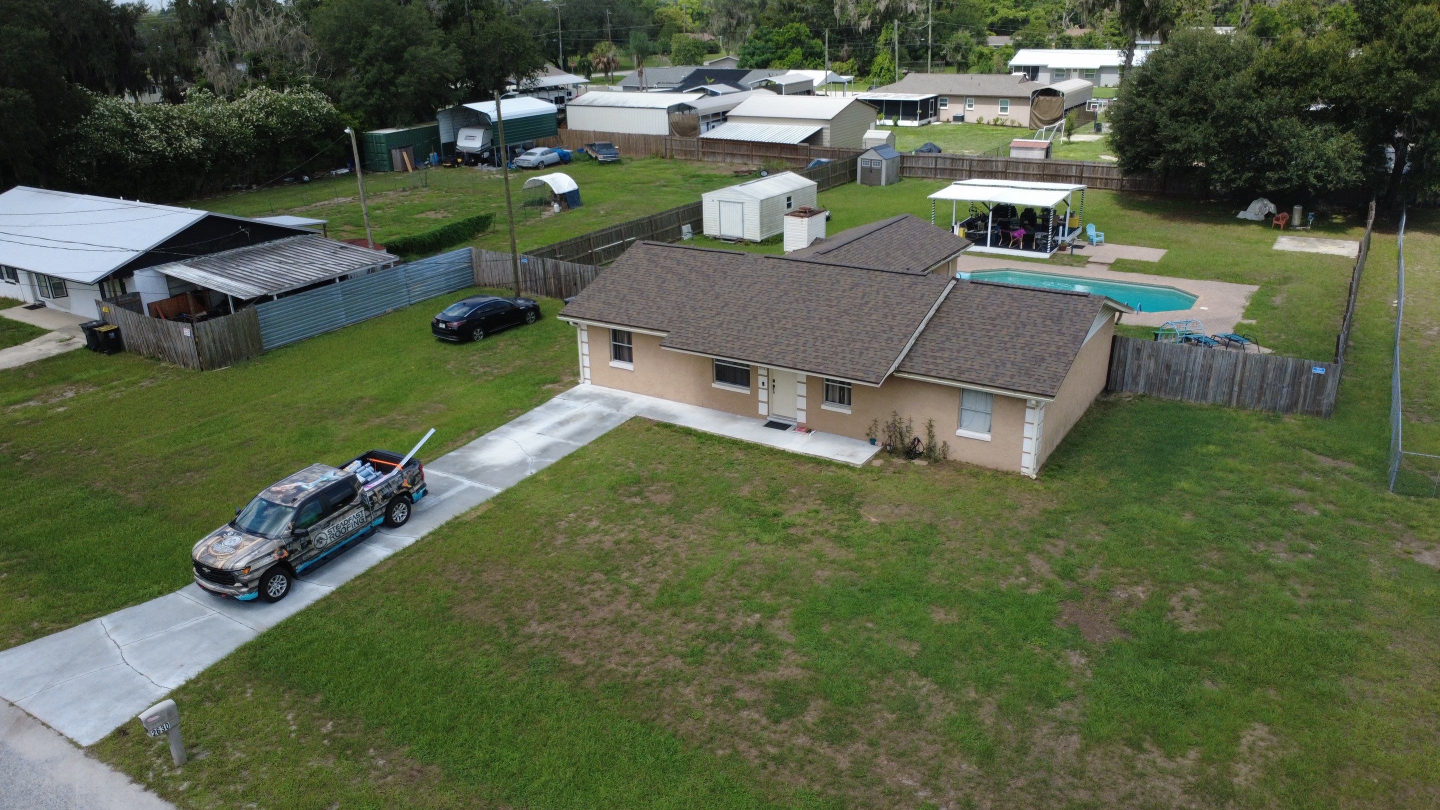 Roof Replacement in Mulberry, FL by Steadfast Roofing 