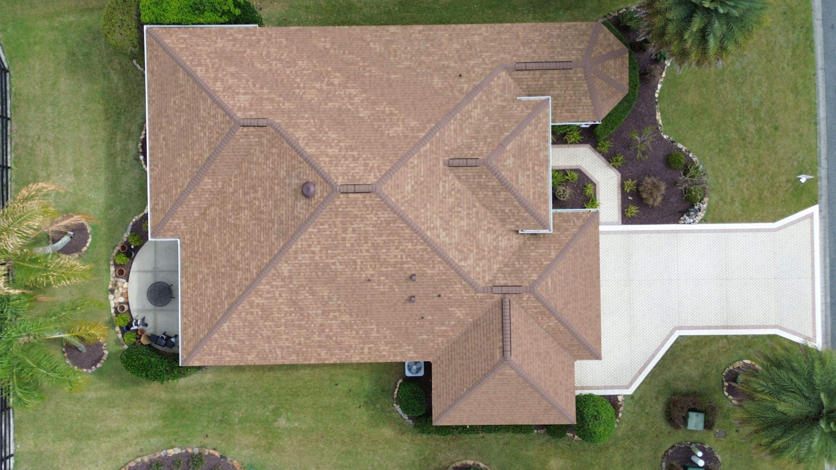 Desert Tan Reroof in The Villages, FL by Brehm Roofing