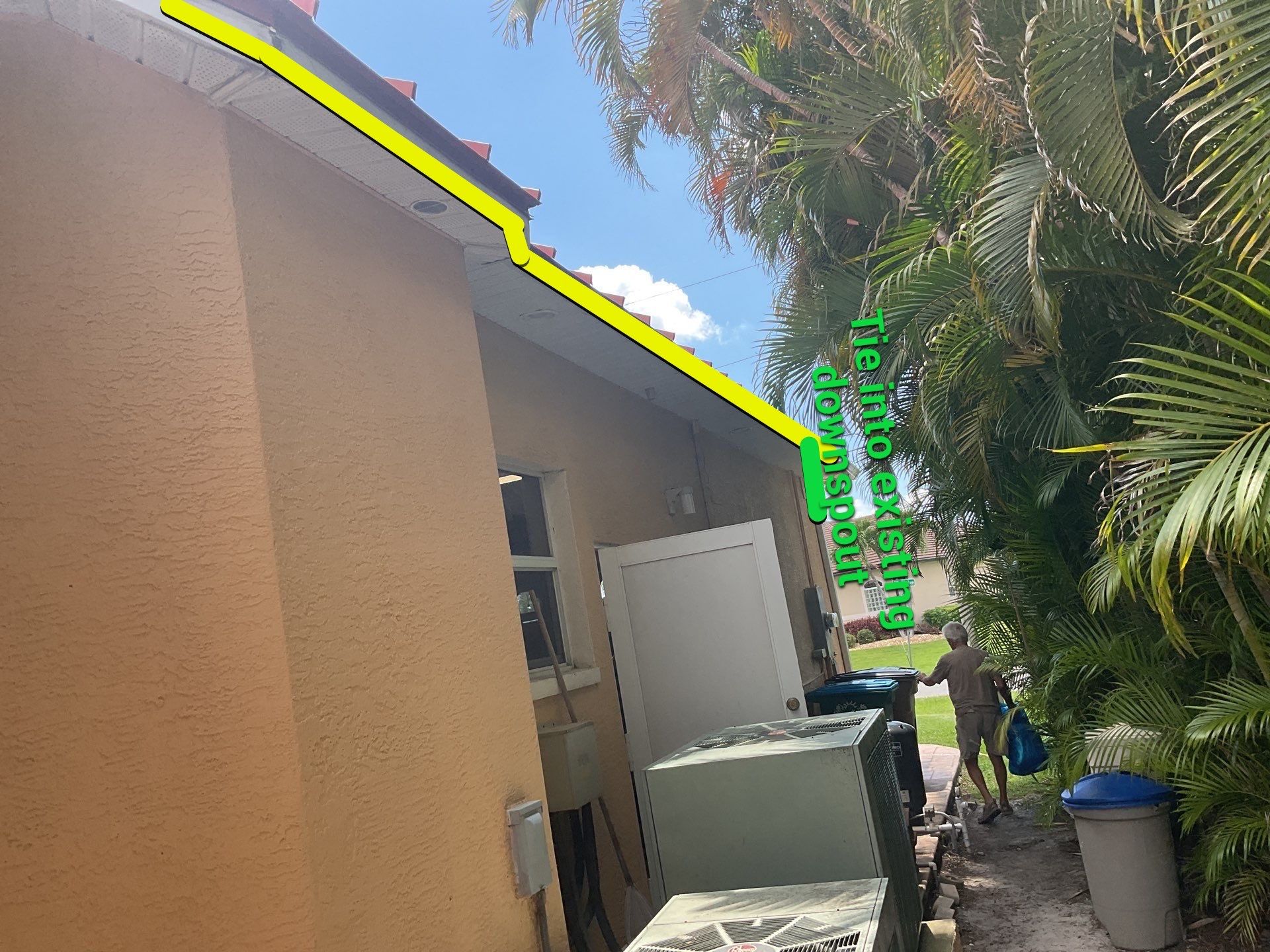6 Inch Seamless Gutters using K-Style Seamless Gutters in Cape Coral FL by Gutter Professors