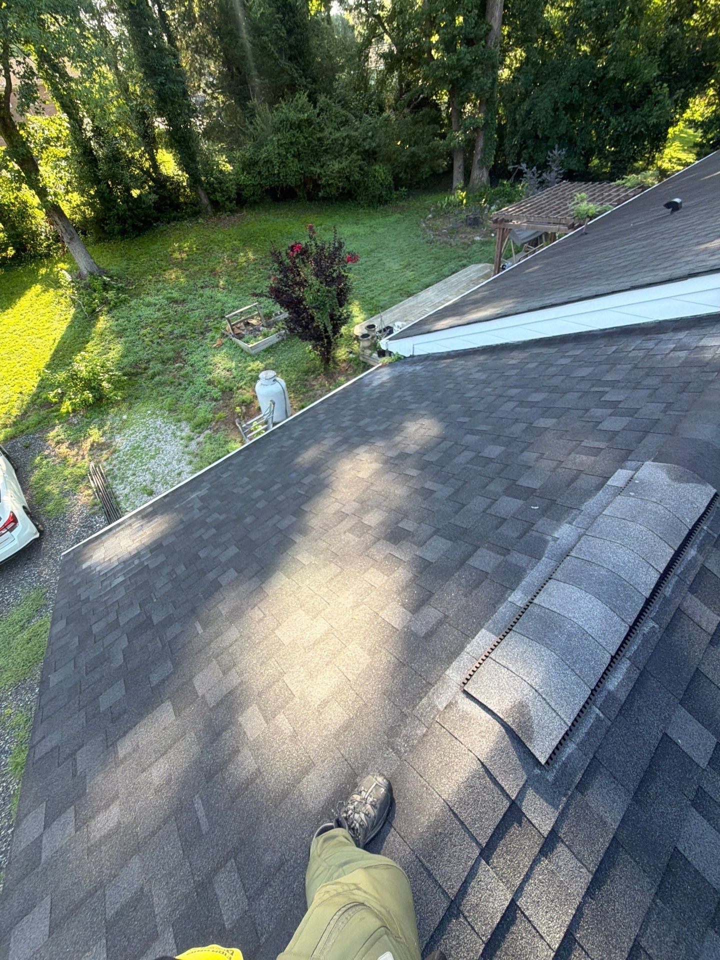 Asphalt Shingle Roof Replacement and Gutter Installation in Richmond by Cade Construction