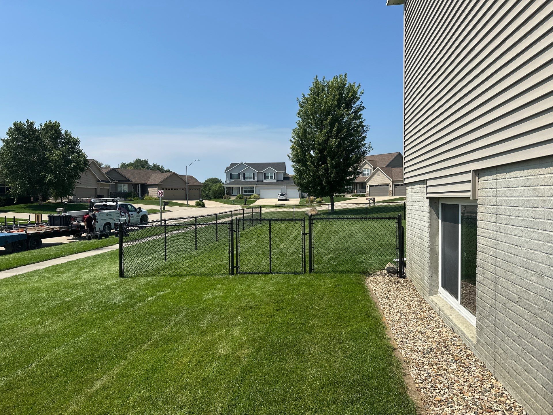 Project in Cedar Falls by Perfect Picket Fence and Stain