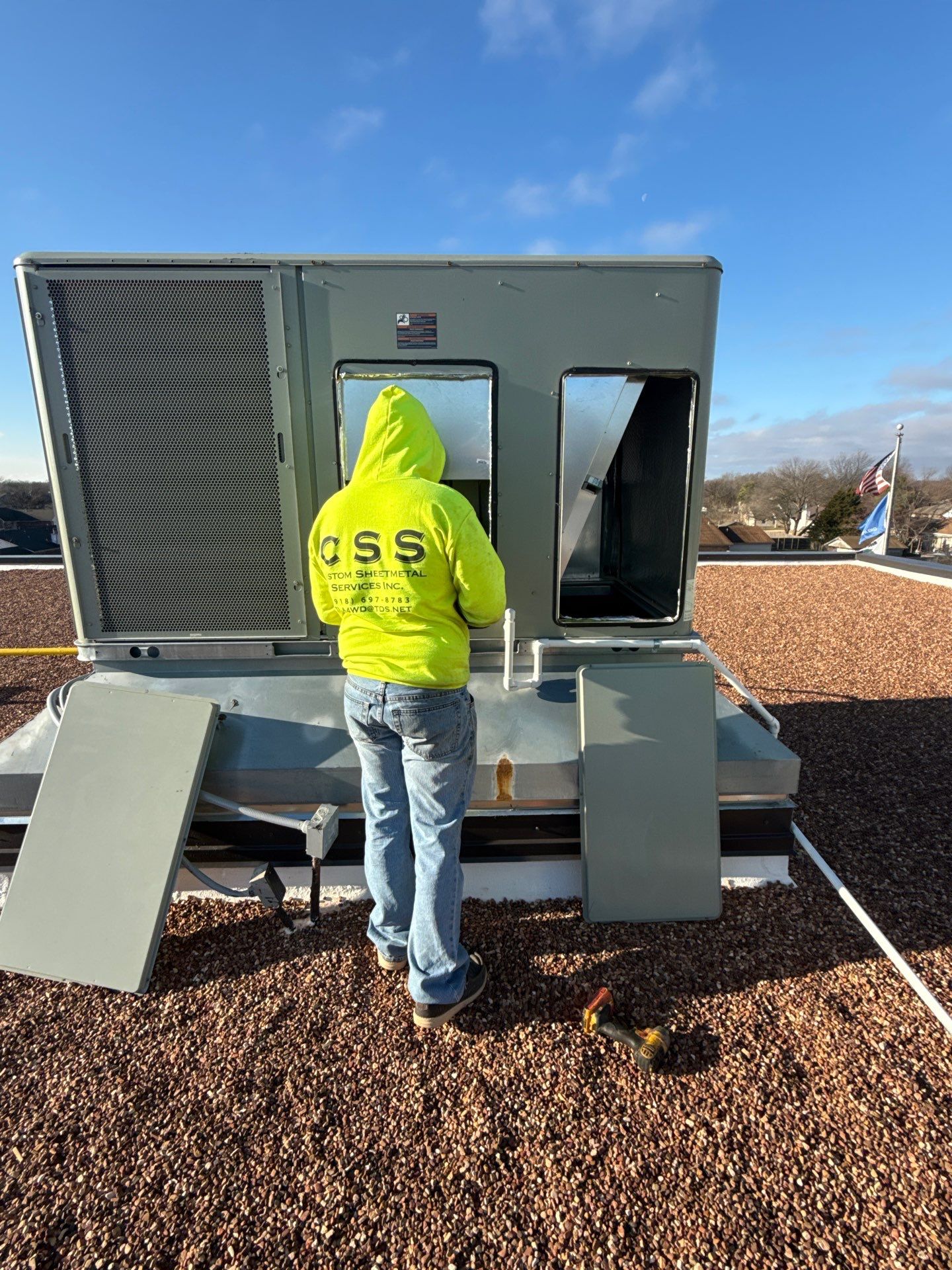 Mills Elementary School Commercial Re-Roof and Moisture Protection by Secondary Rhodes