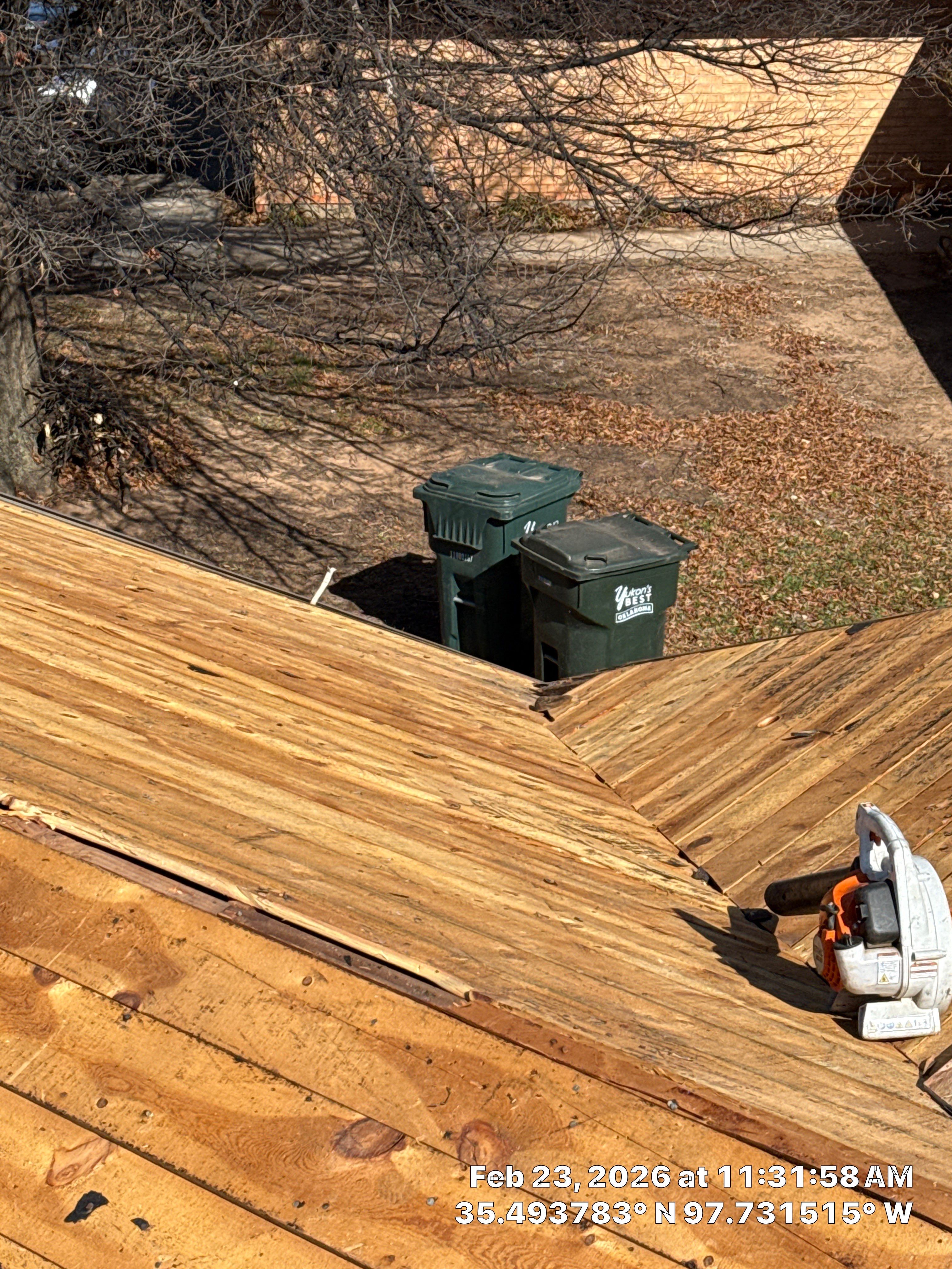 Project in Yukon, OK by OAK Roofing Restoration 