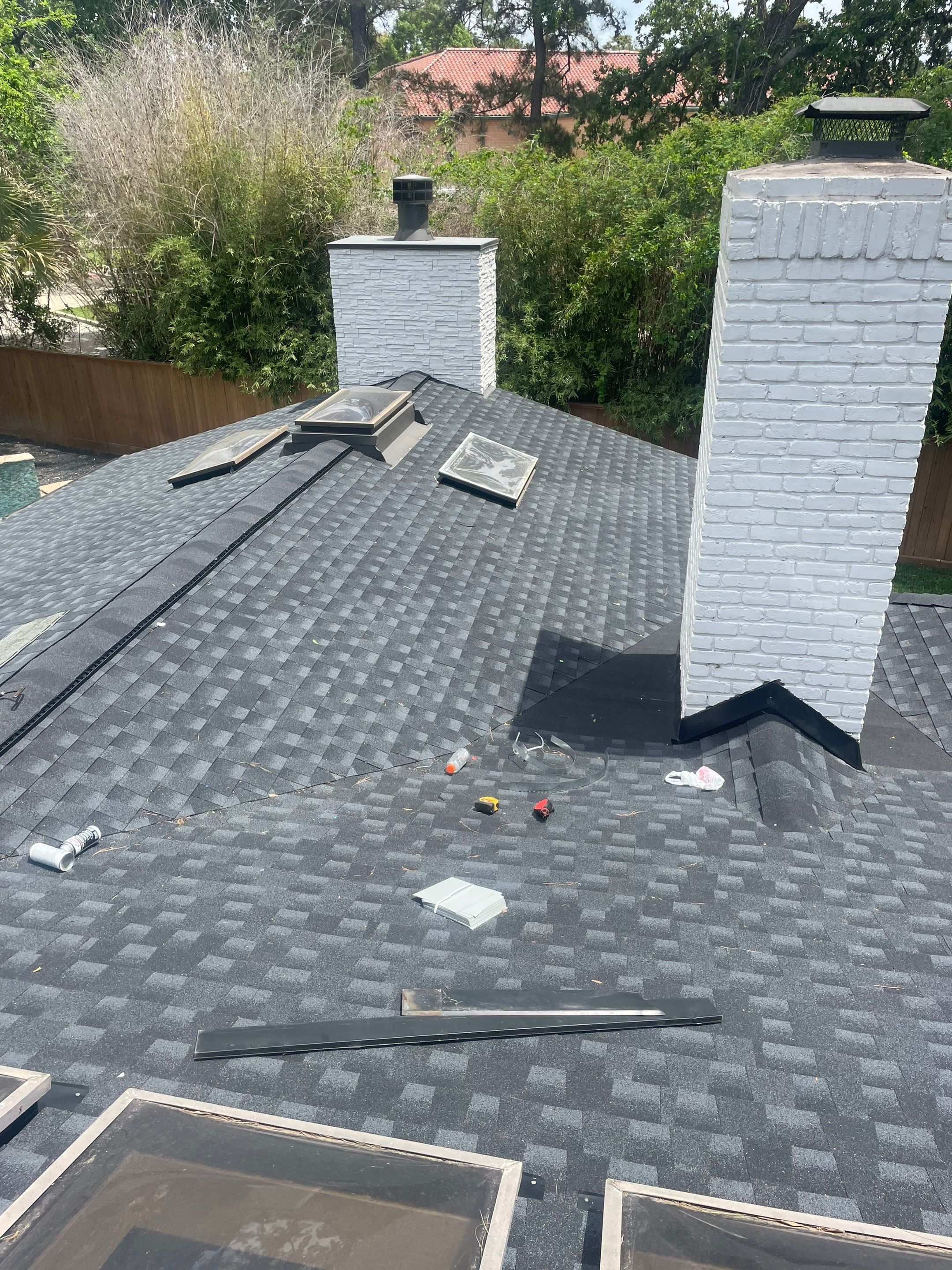 Roof Replacement using GAF materials in Houston TX by Elite Roofing LLC
