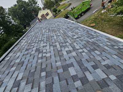 Full Roof Replacement in Stoughton, MA – Owens Corning Duration Designer, Pacific Wave