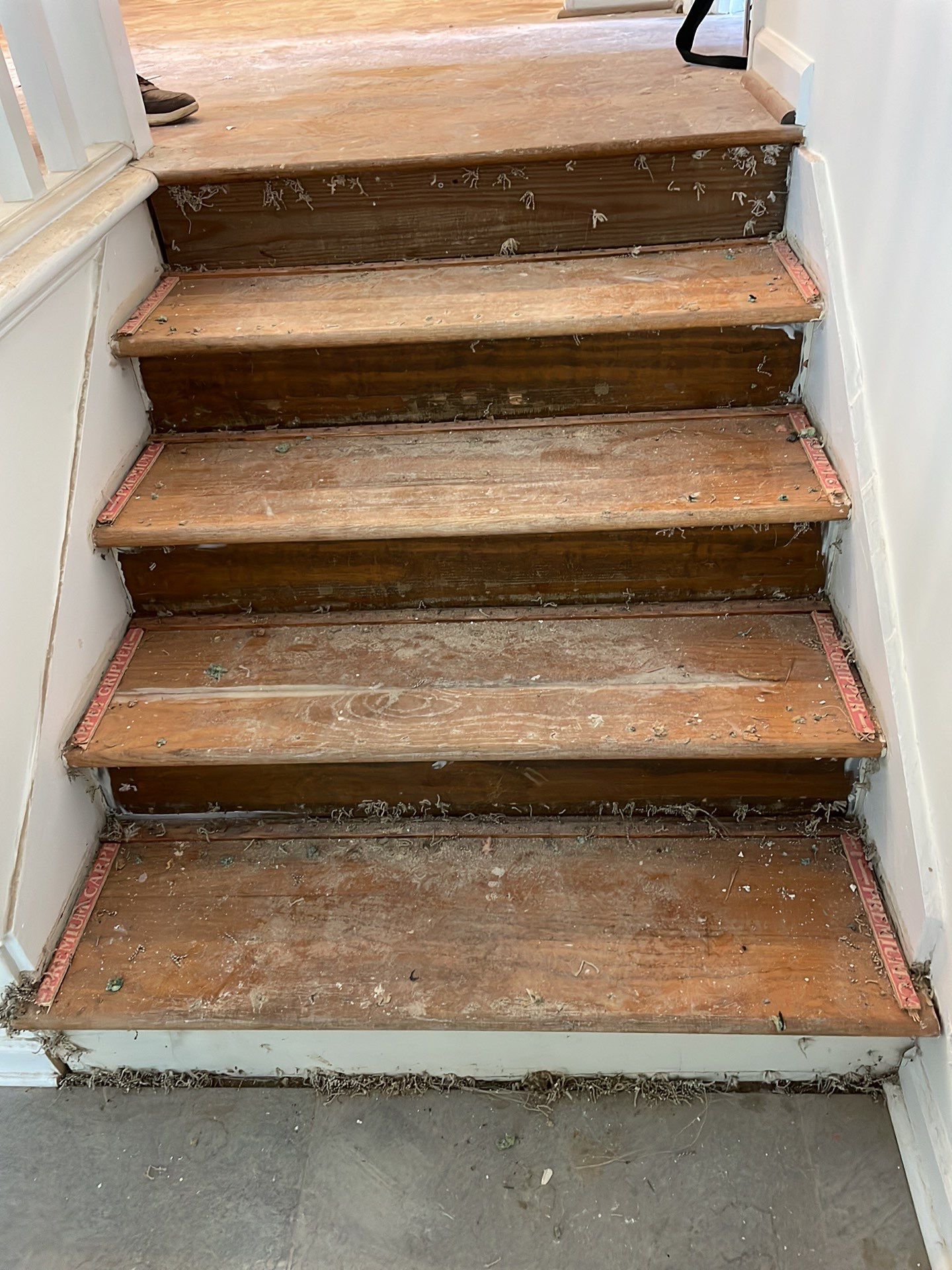 Red Oak refinish with Provencial stain by Footprints Floors of East Atlanta