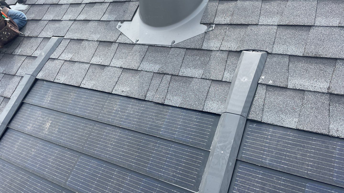 Solar Roof Replacement using GAF Timberline Solar Shingles by American Home Contractors