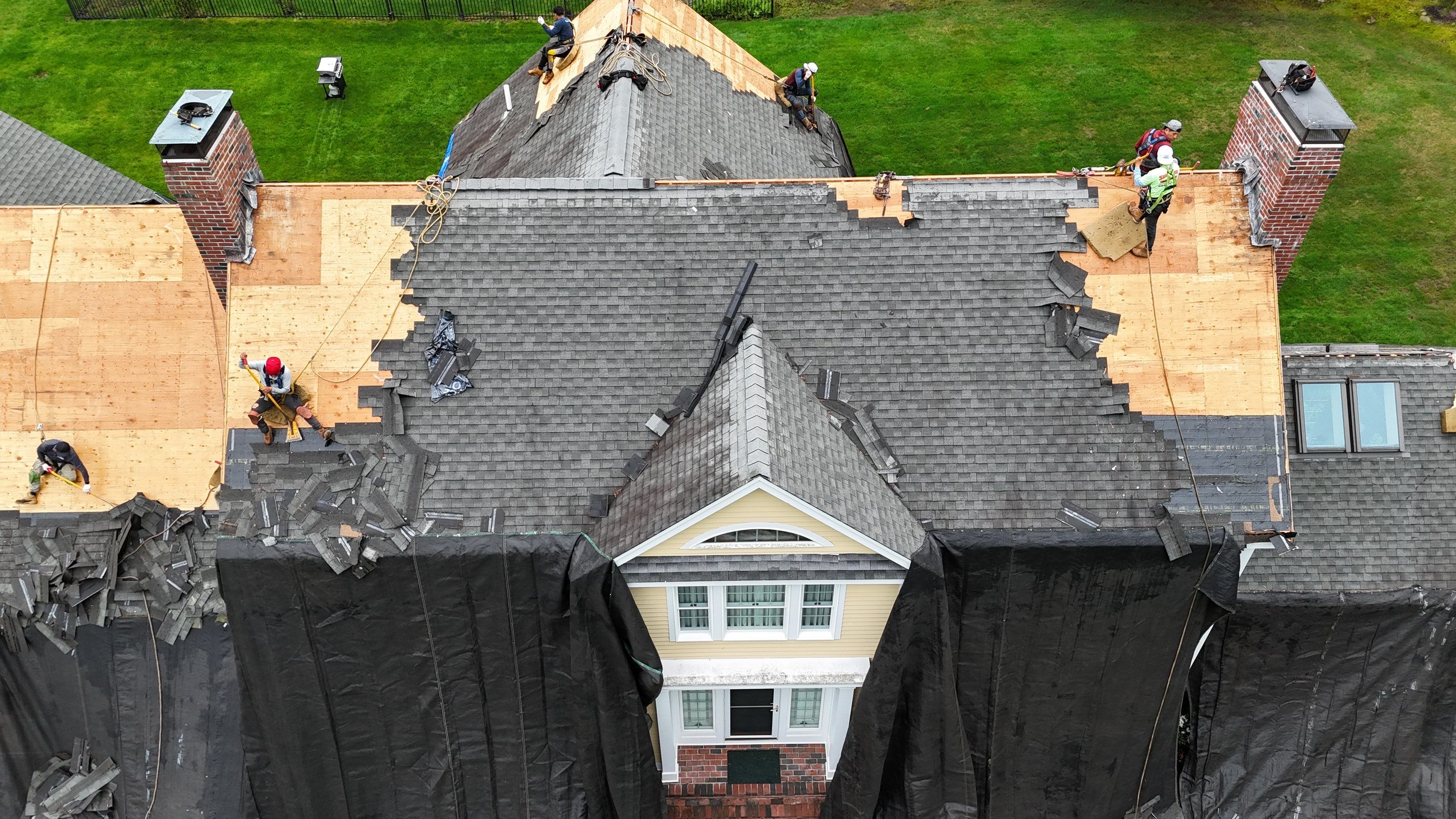 Roof Replacement with Owens Corning Shingles and Copper Flashing by Mighty Dog Roofing of Greater Middlesex County